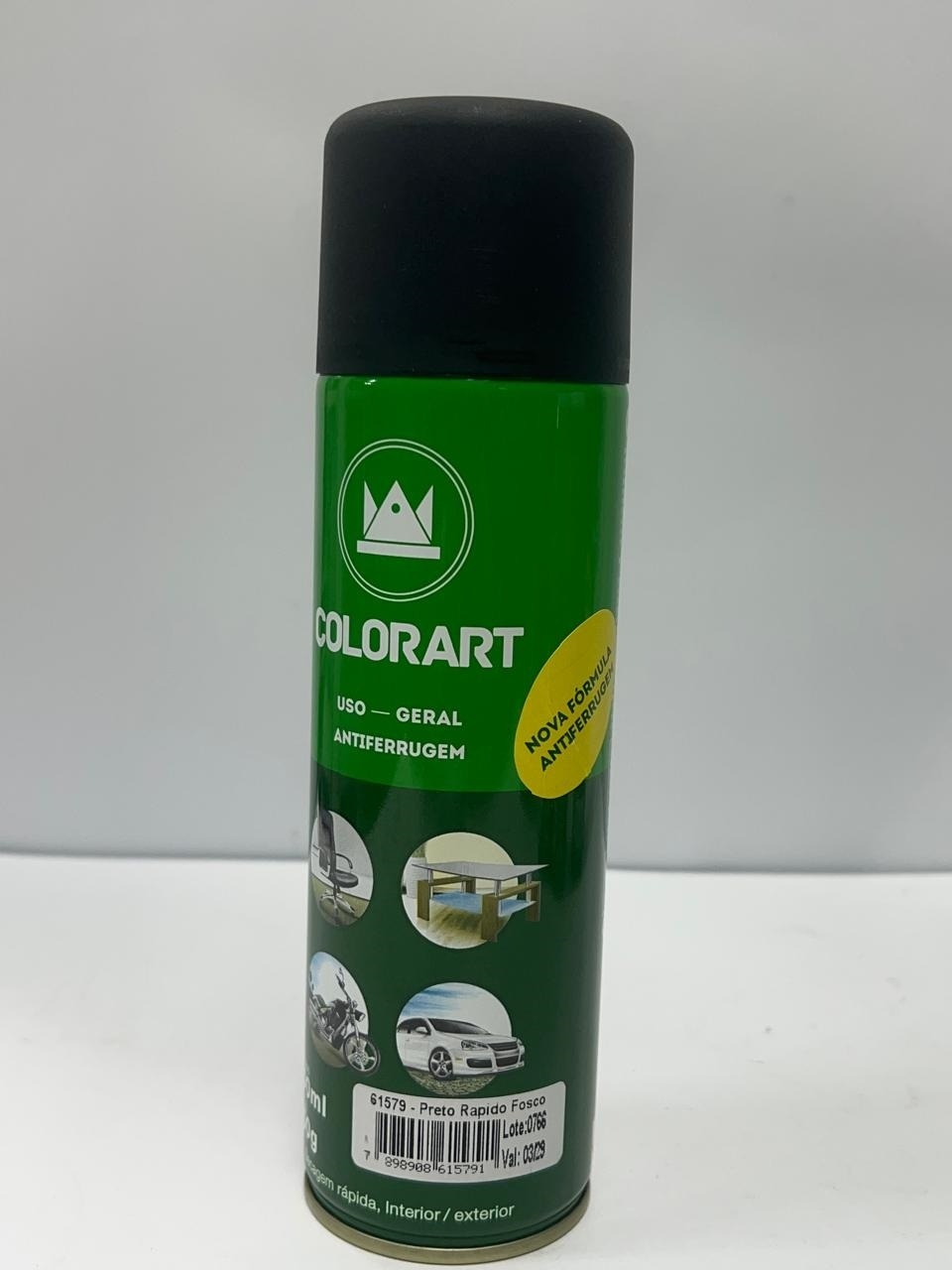 COLORART USO GERAL PRETO FOSCO 300ML